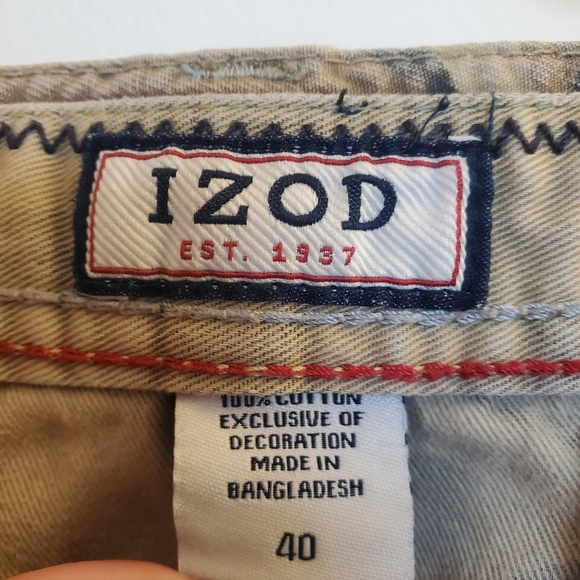 Izod - Men's Cargo Shorts - Sz 40 - Picture 4 of 8